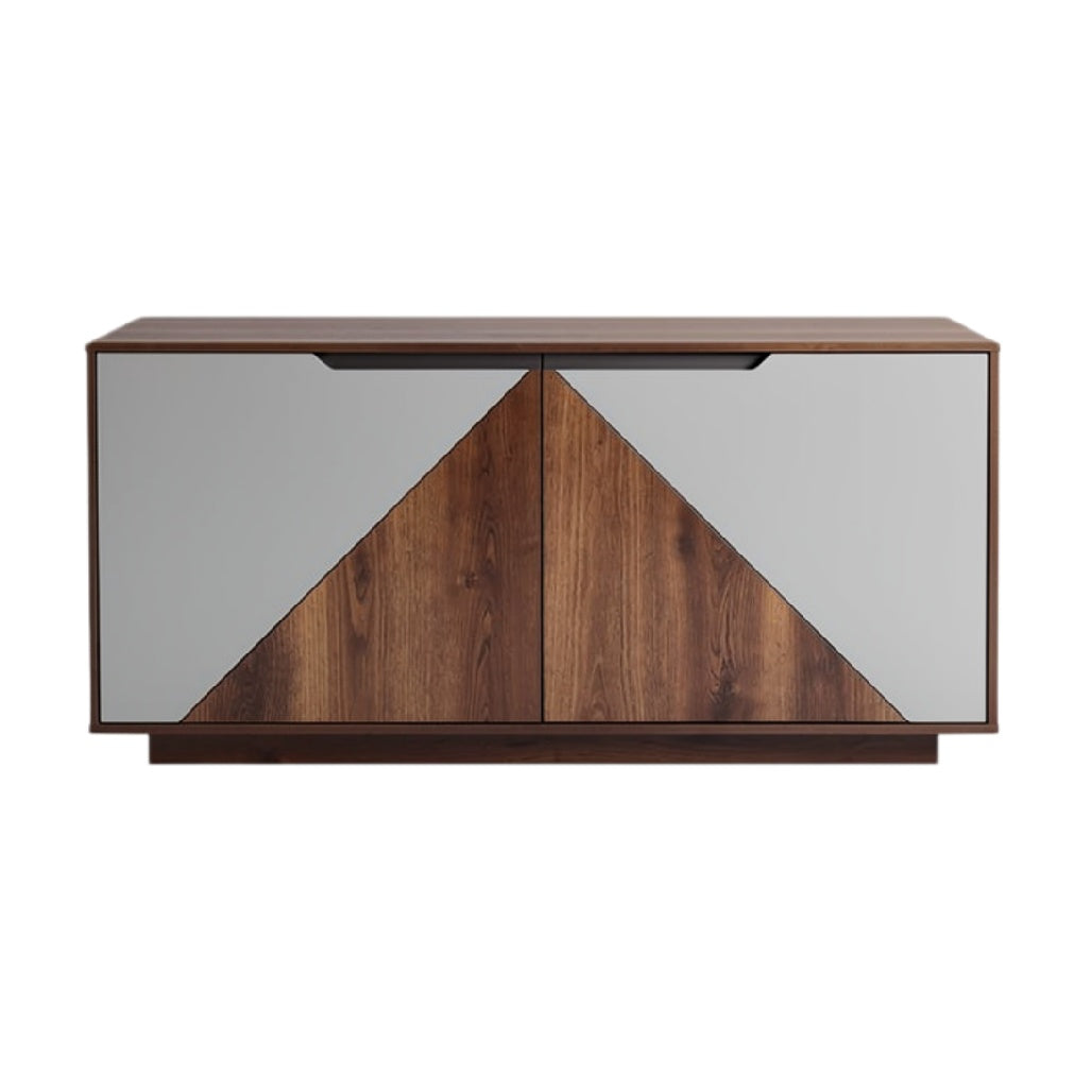 Moderne Loungebank met Geïntegreerde Opbergruimte en Geometrisch Ontwerp