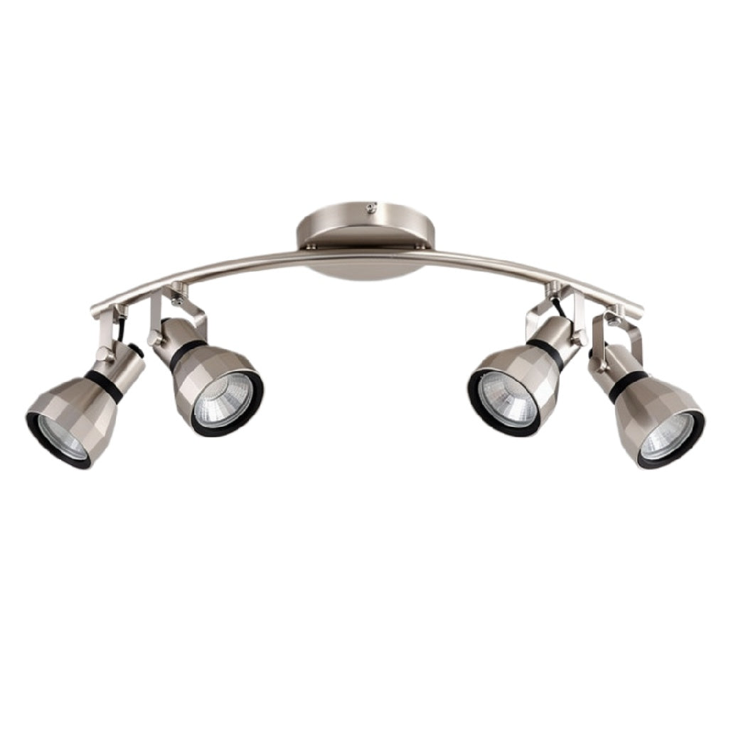 Verstelbare 4-Lichts Wandlamp met Modern Design in Chroomafwerking